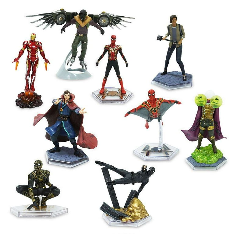 Spider man figures set discount