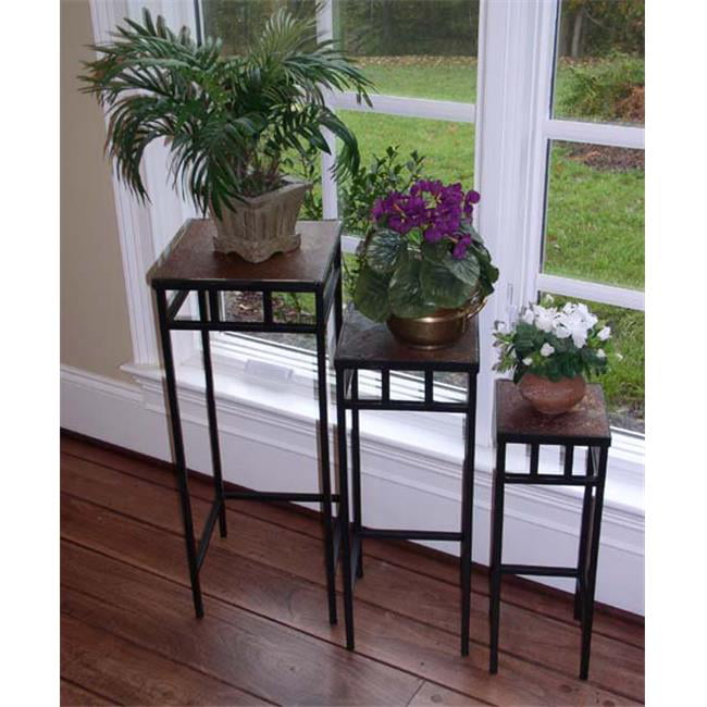 4d Concepts 3 Tier Plant Stand With Slate Top 601608 for sale online 