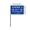 20 Pcs 5.5x8.2 Inch Small Mini American Flags, 250th Anniversary USA ...