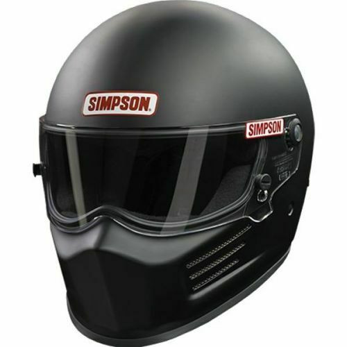 Simpson 7200048 Helmet Bandit Full Face Black Matte Snell SA2020 X-Large NEW