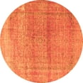 thumbnail image 1 of Ahgly Company Indoor Round Persian Orange Traditional Area Rugs, 3' Round, 1 of 1