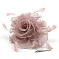 thumbnail image 2 of Faux Plume Mini Chapeau Fascinator Fil Net Fleur Forme Solide Couleur Cocktail Coiffure Accessoires, 2 of 8