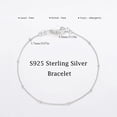 thumbnail image 6 of Turandoss S925 Sterling Silver Bracelet for Women Solid 14K Gold Plated Satellite Bead Chain Bracelets 6.5/7/7.5/8/8.5/9 inches Trendy Jewelry Valentine's Day Birthday Gifts for Women, 6 of 8