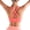 Pink, variant on Sports Bras for Women,Padded Strappy Sports Bras Criss-Cross Back Medium Support Sports Bras with Removable Cups