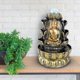 thumbnail image 4 of Decoración De Mesa, Con Decoración De Fuente De Luz Y Bola, Adorno De Agua Corriente De Buda Para El Hogar Octpeak Enchufe de EE. UU. 110V, 4 of 8