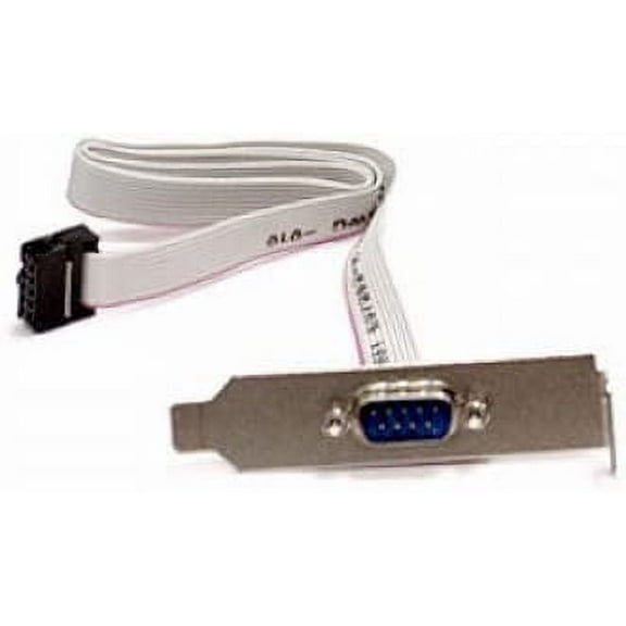 Supermicro CBL-0010-LP 9-pin Serial Port Cable, w/ Low-profile Bracket