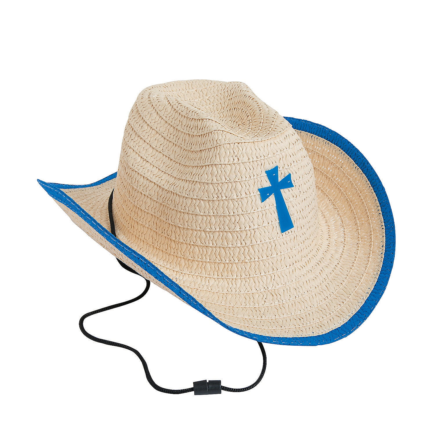 Cowboy Hat With Cross Blue 1 Pc Apparel Accessories 1 Piece