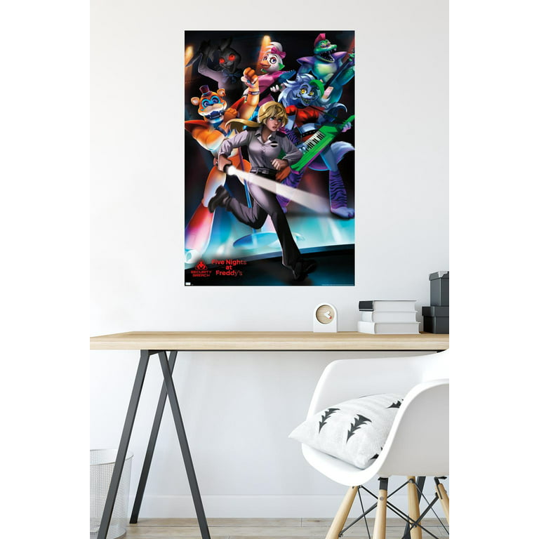 FNAF-Ultimate Group Game Poster Horror Game Figure Canvas Painting