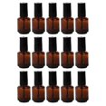 thumbnail image 1 of 15pcs 15ml Empty DIY Nail Polish Bottles Cylindrical Glass Vials with Brush, 1 of 4