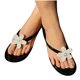 thumbnail image 4 of Amzcrzy Zapatos de mujer,Zapatos de mujer,Zapatillas de mujer, Sandalias planas con flores para mujer, cómodas, con punta abatible, para verano Sandalias Mujer Zapatillas De Casa, 4 of 6