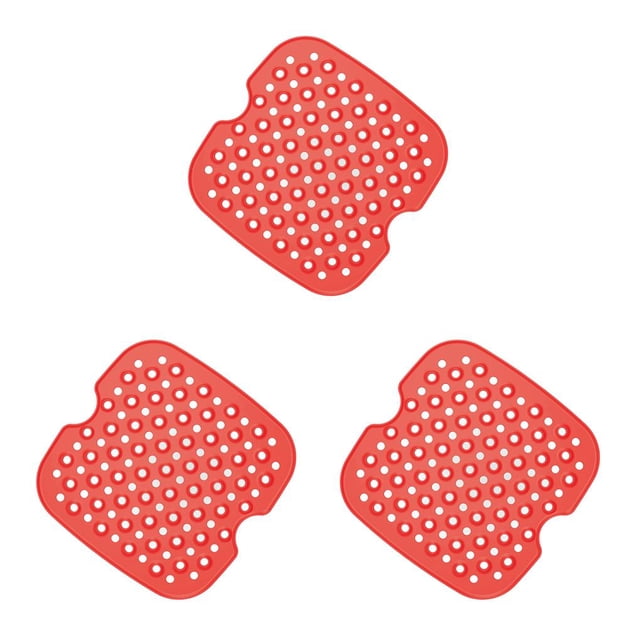 Toystoory Revestimiento de vapor para freidora de aire perforado antiadherente, alfombrilla para cesta de vapor, herramienta de cocina para Type1 NO1