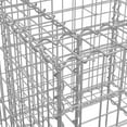 thumbnail image 6 of vidaXL Gabion Basket Silver 27.6"x27.6"x25.6" Galvanized Iron, 6 of 6