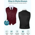 thumbnail image 4 of S.H. Churchill & Co. Men's 4 Piece Vest Set, with Bow Tie, Neck Tie, and Pocket Square, 4 of 7