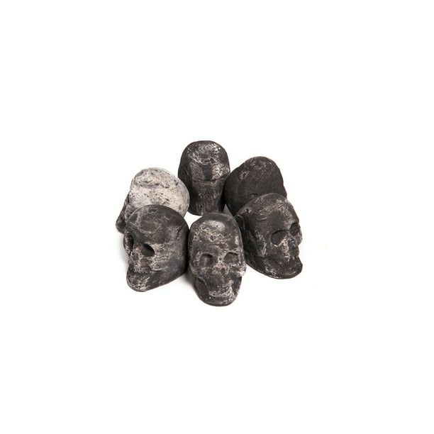 Mini Ceramic Skulls Bundle Fireproof, Skull Fire Pit Stones