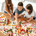 thumbnail image 2 of 24pcs Making Fall Leaf Stickers,Diy Autumn Leaf Face Stickers for Class Handmade Game, 2 of 5