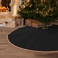 thumbnail image 5 of Rateoe Black Pattern Christmas Tree Skirt with Ties , Christmas Tree Decorations, Farmhouse Christmas Decor Xmas Holiday Decorations-30", 5 of 6