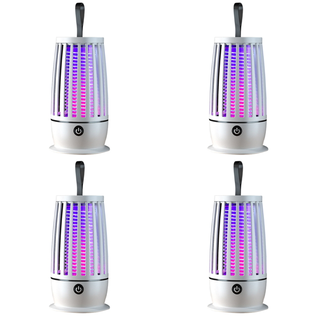 Lámpara Bug Zapper Trap USB recargable interior eléctrico Bug Zapper blanco