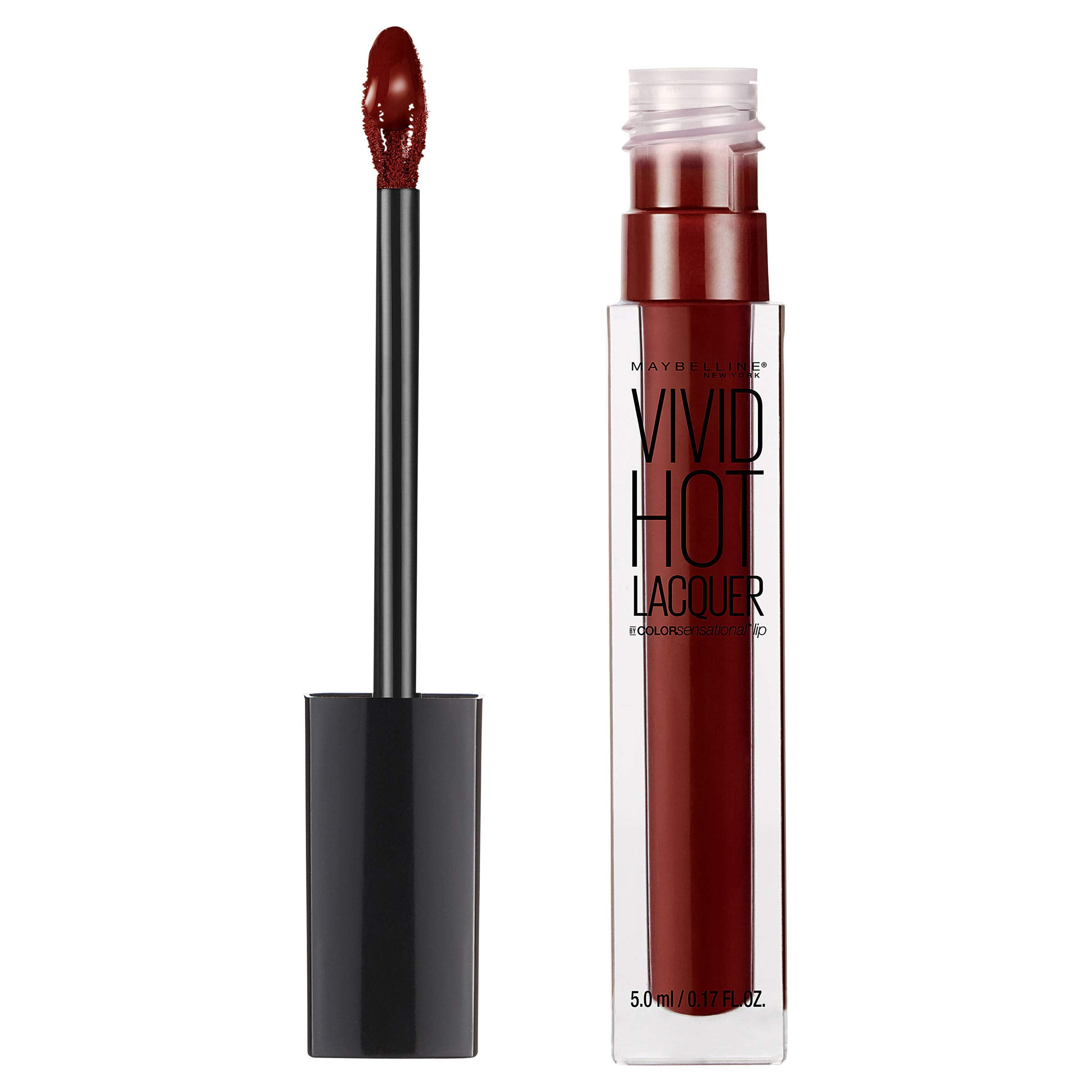 2 PACK Maybelline Color Sensational Vivid Hot Lacquer Lip Gloss, (72) Classic