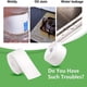thumbnail image 3 of Tira de sellado de PVC, cinta autoadhesiva impermeable a prueba de moho para esquina de pared de fregadero de cocina, baño, inodoro, 3 of 4