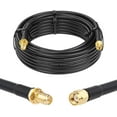 thumbnail image 1 of Cable RP-SMA macho a RP-SMA hembra de 20 pies, cable coaxial de extensión de antena RG58 RP-SMA de baja pérdida para, 1 of 4