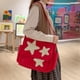 thumbnail image 5 of Bolso Hobo Informal para Mujer Bolso Mano Sencillo Con Múltiples Bolsillos Bolso (rojo), 5 of 9