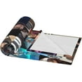 thumbnail image 3 of Flannel Blanket Tates Music McRae Nap Blanket Air Conditioning Blankets Couch Bed Office Blankets Soft and Cozy 40"X30", 3 of 6