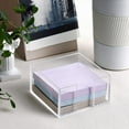 thumbnail image 2 of 4 Pcs Acrylic Sticky Note Holder 3 x Clear Crystal Dispenser Notepad Memo Office Desk Organizer Accessories for Dorm Room, 2 of 4