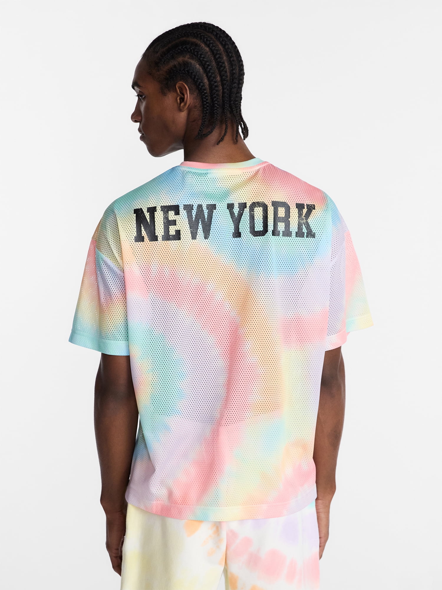 No Boundaries Pride Boxy Fit Mesh Jersey, Men's Sizes XS-5XL