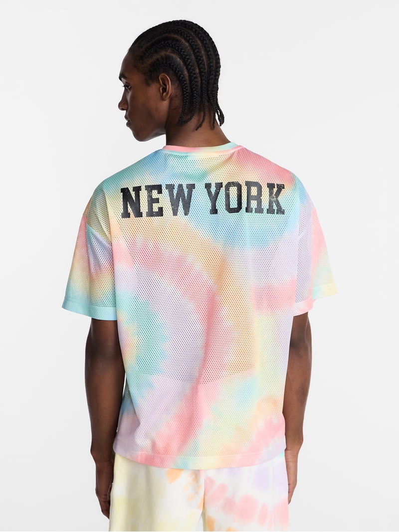 No Boundaries Pride Boxy Fit Mesh Jersey, Men's Sizes XS-5XL