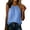 Blue, variant on WEIWEN Workout Tank Tops Woman Women's Silk Satin Camisole Tank Tops 2026 V Neck Pleated Dressy Sleeveless Blouses Summer Business Casual Work Shirts Green, S