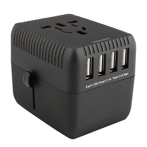 Adaptador de viaje universal Cargador de pared para teléfono todo en uno a nivel mundial
