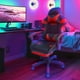 thumbnail image 2 of Silla Gamer Ergonómica Reclinable Titano TT-SGCRP Con Descansa Pies rojo Grande, 2 of 7
