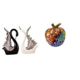 thumbnail image 1 of estatua de cisne,Figuras de cisne,estatuas,decoración del hogar,fiesta de bodas,Estatua de estatuilla,Estatuas de resina Escultura Decoración del hogar Mini,Mueble de mesa con figuras de, 1 of 8