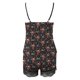 thumbnail image 3 of Gibobby Pijamas de satén para Mujer Navidad Mujeres Sexy Ajustable Encaje Halter Chaleco Top Panty Shorts Set (Gris, S), 3 of 5