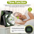thumbnail image 4 of Solar Powered Camping Fan, Portable Solar Fan, 5200Mah Rechargeable Solar Powered Camping Fan with LED Lantern, Folding USB  Port Camping Fan Power Bank for Home Outdoor, 4 of 8