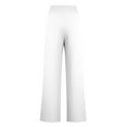 thumbnail image 3 of SwiftWear Wide Leg Sweatpants Women Solid Color Drawstring Elastic Waisted Loose Fit Pants Trousers L, 3 of 4