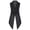 Black, variant on Kids Girls Sleeveless Formal Swallowtail Jacket Lapel V Neck Tailcoat One-button Stage Party Outwear Blazer Coat Burgundy 6