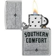 thumbnail image 6 of Zippo Lighter - Personalized Message Engraved on Backside for Southern Comfort Logo (Street Chrome #49824), 6 of 10