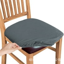 Armless Chair Slipcover, Stretch Jacquard Cross Legged Office Desk Chair Cover, Mid Back Wide Seat Accent Chair Protector Covers for Computer Task Vanity Chairs