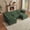 Corduroy-Green, variant on Amsleekey 111.5" U-Shaped Modular Sectional Sofa, Modern Chenille Cloud Couch with 2 Ottomans, Comfy Deep Seat Living Room Furniture, Beige