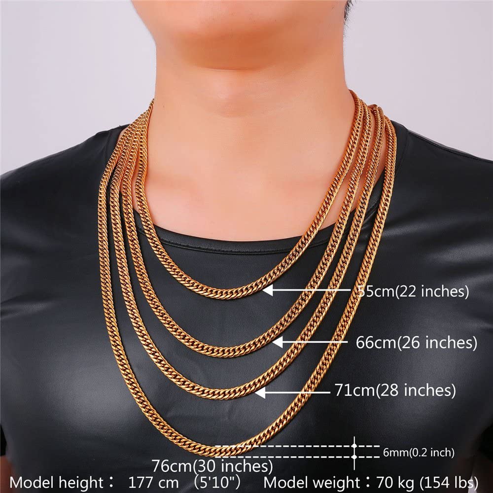 Curb Cuban Chain Necklace 