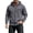 Dark Gray, variant on UVEASISHA Mens Zipper Hoodies Oversized Casual Hooded Sweatshirt Jacket Drop Shoulder Long Sleeve Lightweight Athletic Jackets Loose Fit Workout Clothes Army Green L