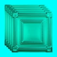 thumbnail image 1 of Fasade Coffer 2ft x 2ft Vinyl Lay In Ceiling Tile Brushed Aluminum 5pk, 1 of 2