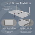 thumbnail image 4 of Foundations Elements Baby Changing Station, One-Person Installation, Space-Saving, Gray (300-EH-01), 4 of 6