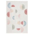 thumbnail image 2 of SAFAVIEH Sarasota Toria Geometric Indoor/Outdoor Area Rug, Grey/Pink, 6'7" x 6'7" Round, 2 of 6