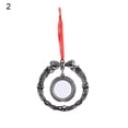 thumbnail image 2 of Creative Wreath Shape Hanging Decor Christmas Style Festive Touch Plastic Hanging Widget for Home, 2 of 9