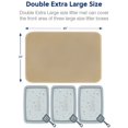 thumbnail image 2 of IGUOHAO Cat Litter Mat, Kitty Litter Trapping Mat, Honeycomb Double Layer Mats, No Phthalate, Urine Waterproof, Easy Clean, Scatter Control, Catcher Litter Tray Box Rug Carpet, 2 of 6