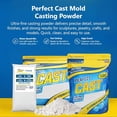 thumbnail image 5 of Perfect Cast Mold Casting Powder, Fast-Curing Water-Based Material for DIY Sculptures, Jewelry, Crafts and Models, Strong and Easy to Use, 2 lb, 5 of 9