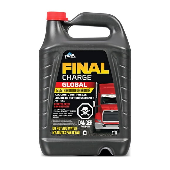 FINAL CHARGE® GLOBAL 50/50 Extended Life Antifreeze + Coolant, 3.78 Liters, FINAL CHARGE GLOBAL 50/50 AFC