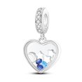 thumbnail image 1 of Dijes De Plata De Ley 925 para mujer, accesorio Original De ojos azules malvados, estrella del sol, alce, dinosaurio, se adapta a Joyería DIY De aniversario, novedad, 1 of 4